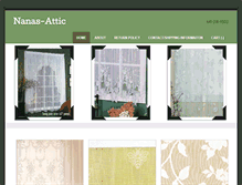 Tablet Screenshot of nanas-attic.com